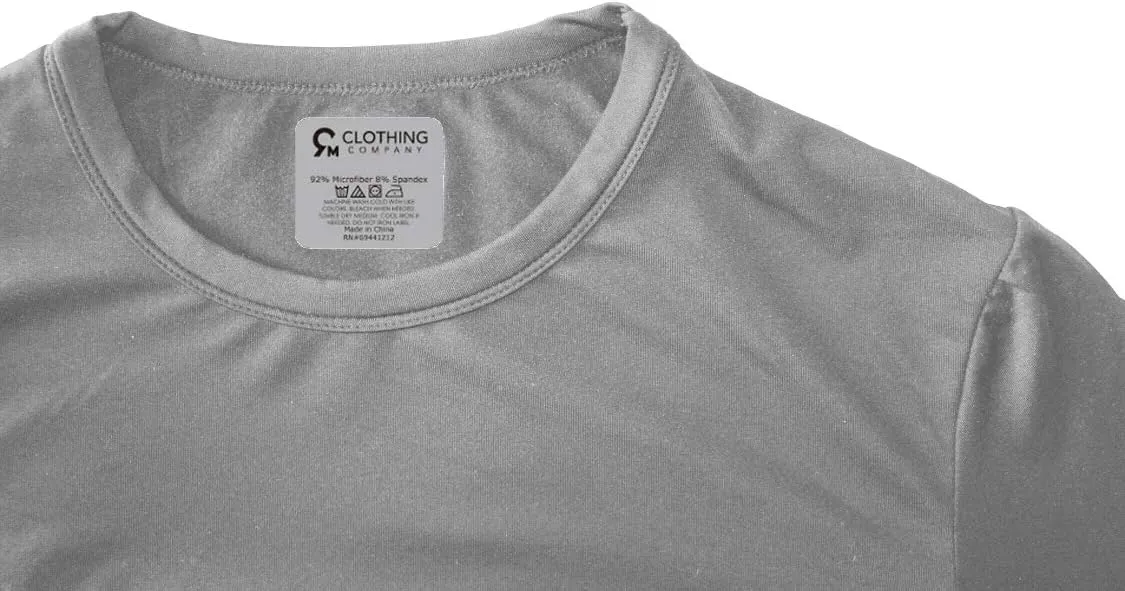 9M Mens Ultra Soft Thermal Shirt - Compression Baselayer Crew Neck Top - Fleece Lined Long Sleeve Underwear