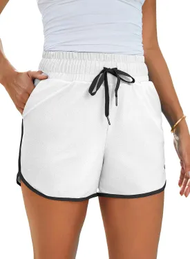 Dokotoo Womens Relaxed Fit High Waist Casual 4 Pocketed 2025 Hiking Outdoor Summer Shorts S-XL