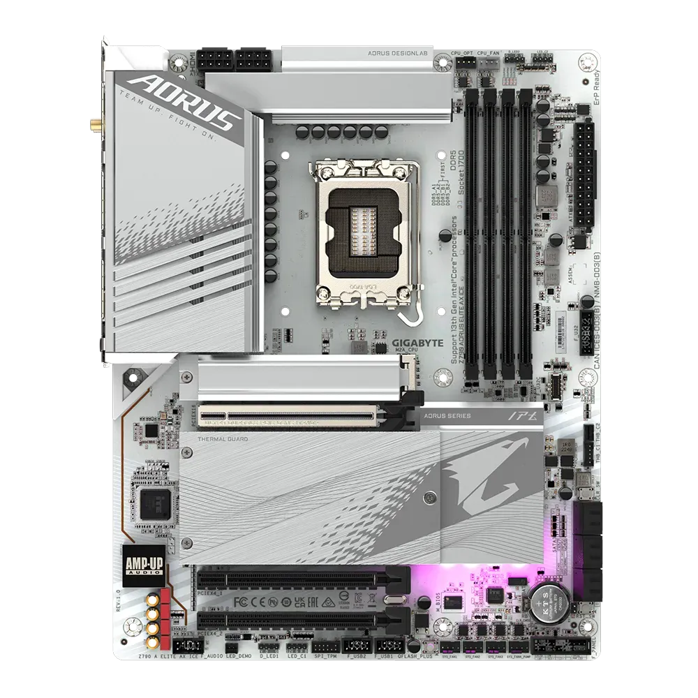 Gigabyte Z790 AORUS Elite AX Ice | LGA1700 ATX Motherboard
