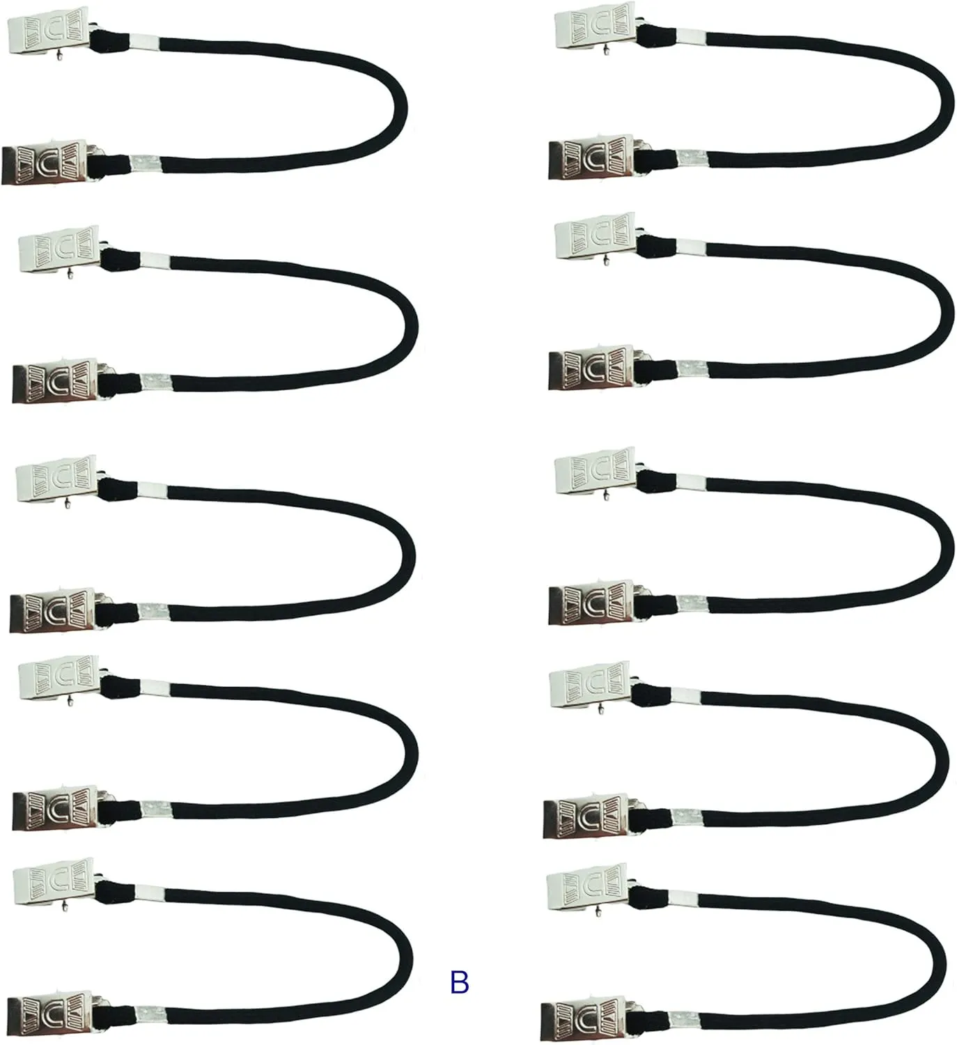 Hat Windy Clips for Boating,Hat Rides Cap Retainer for Fishing,Hat Keeper and Eyewear Holder,Pack of 10 pcs Black