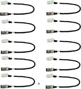 Hat Windy Clips for Boating,Hat Rides Cap Retainer for Fishing,Hat Keeper and Eyewear Holder,Pack of 10 pcs Black