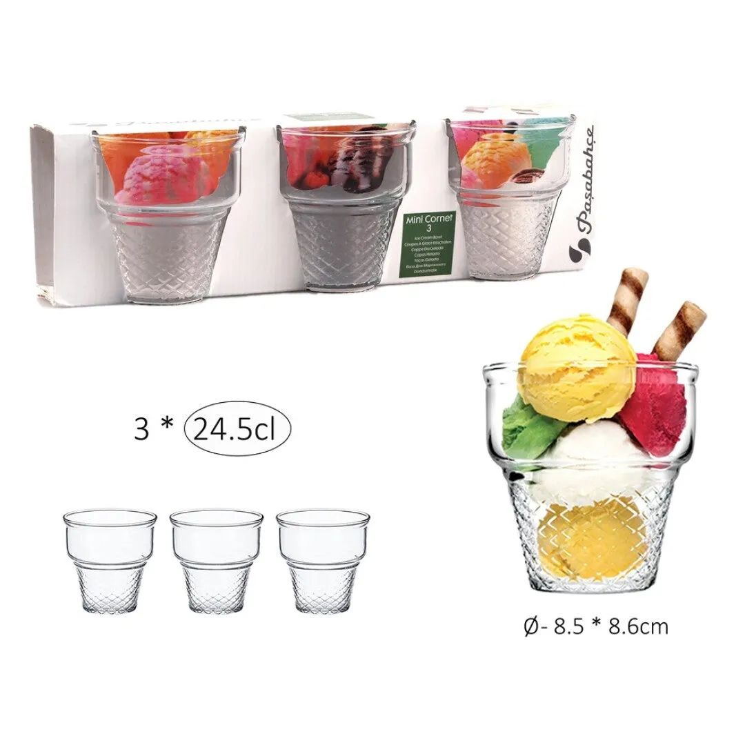 Ice Cream Bowl Set Of 3