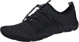 MAYZERO Water Shoes Men Women Swim Surf Shoes Beach Pool Shoes Wide Toe Hiking Aqua Shoes Winter House Slippers