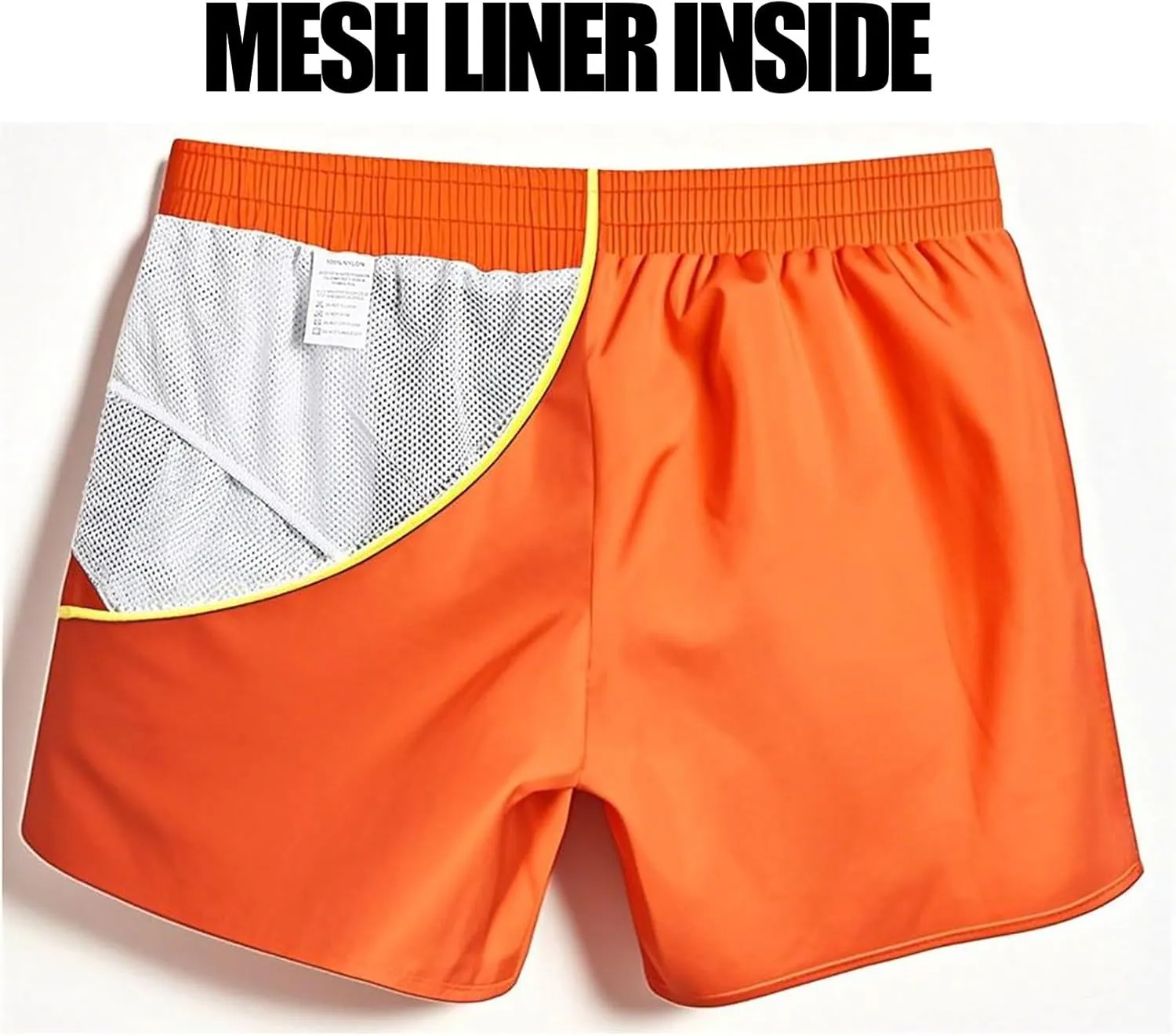Men's Swim Trunks 5 Inch Quick Dry Board Shorts Mesh Lining Swimming Trunks Beach Shorts for Men Bathing Suits
