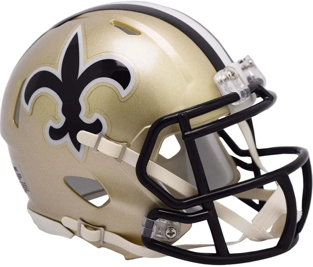 New Orleans Saints 1976-99 Throwback Replica Mini Helmet w/ Z2B Face Mask