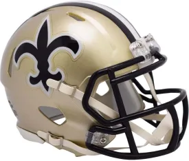 New Orleans Saints 1976-99 Throwback Replica Mini Helmet w/ Z2B Face Mask