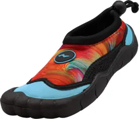 NORTY Girls 11-4 Teal Tie Dye Watershoe 38790K