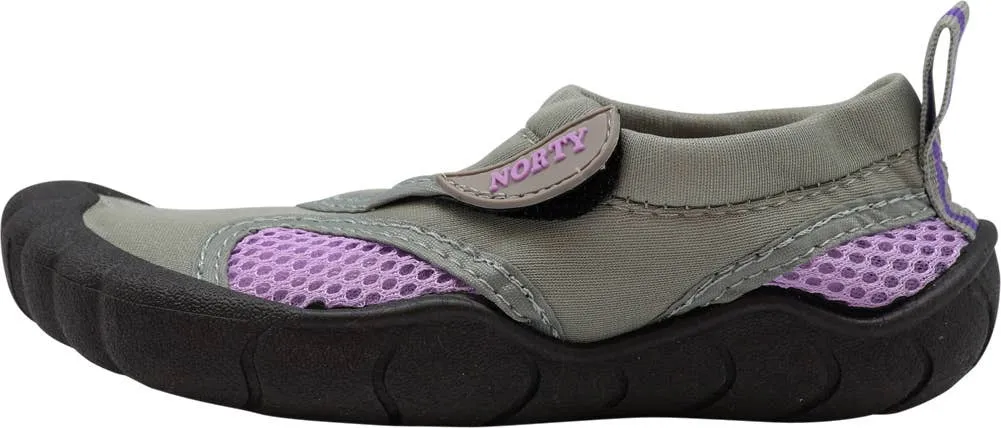 NORTY Tod Girl 5-10 Grey/Purple Watershoe 38892T