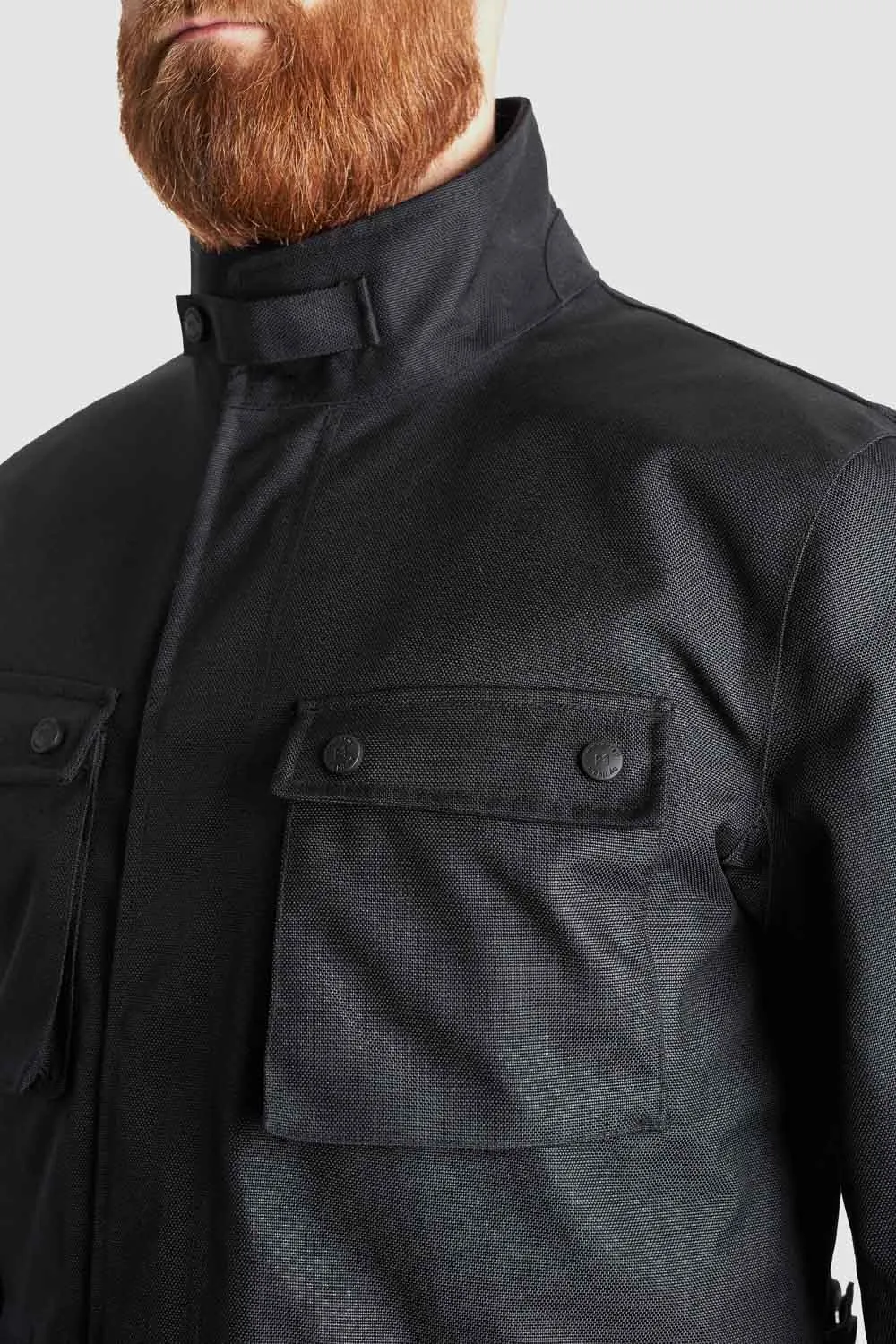 Pando Moto - M65 WP JACKET BLACK Unisex Slim-Fit Motorcycle Jacket