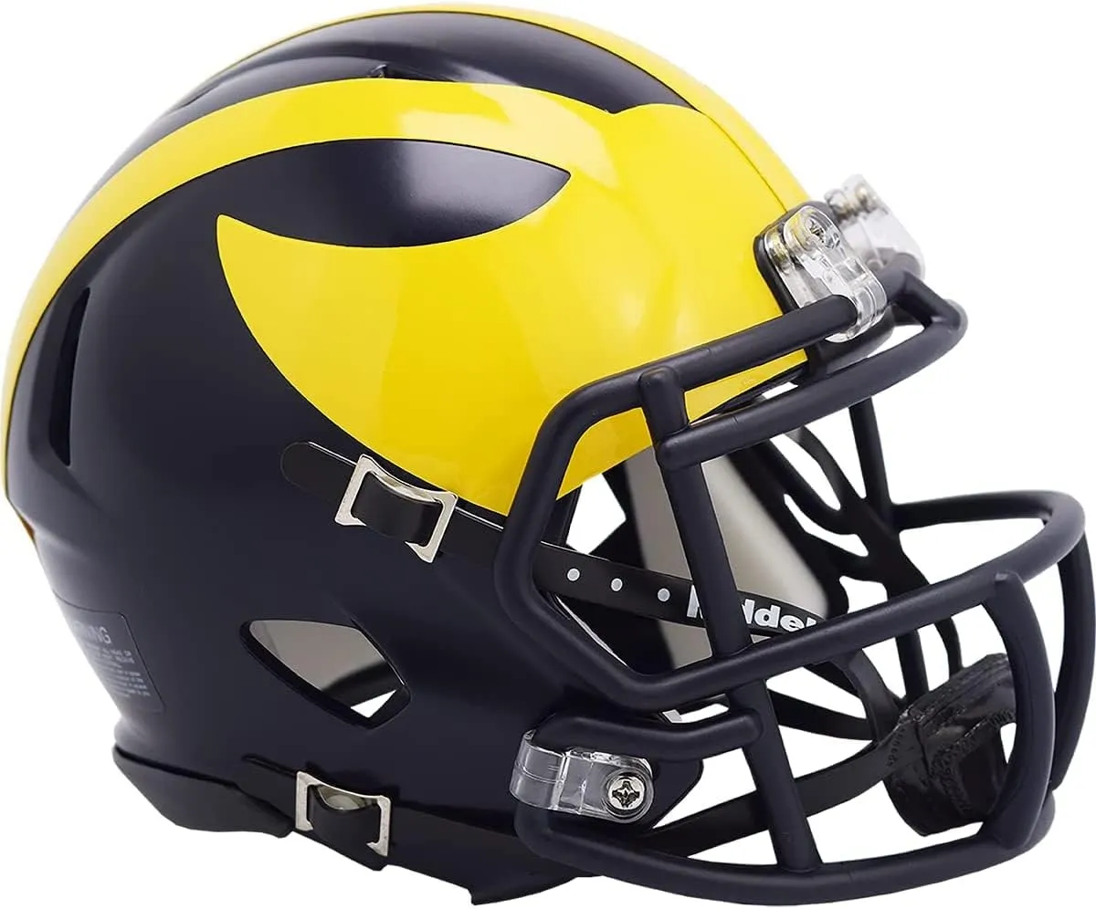 Riddell MICHIGAN WOLVERINES NCAA Revolution SPEED Mini Football Helmet