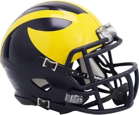 Riddell MICHIGAN WOLVERINES NCAA Revolution SPEED Mini Football Helmet