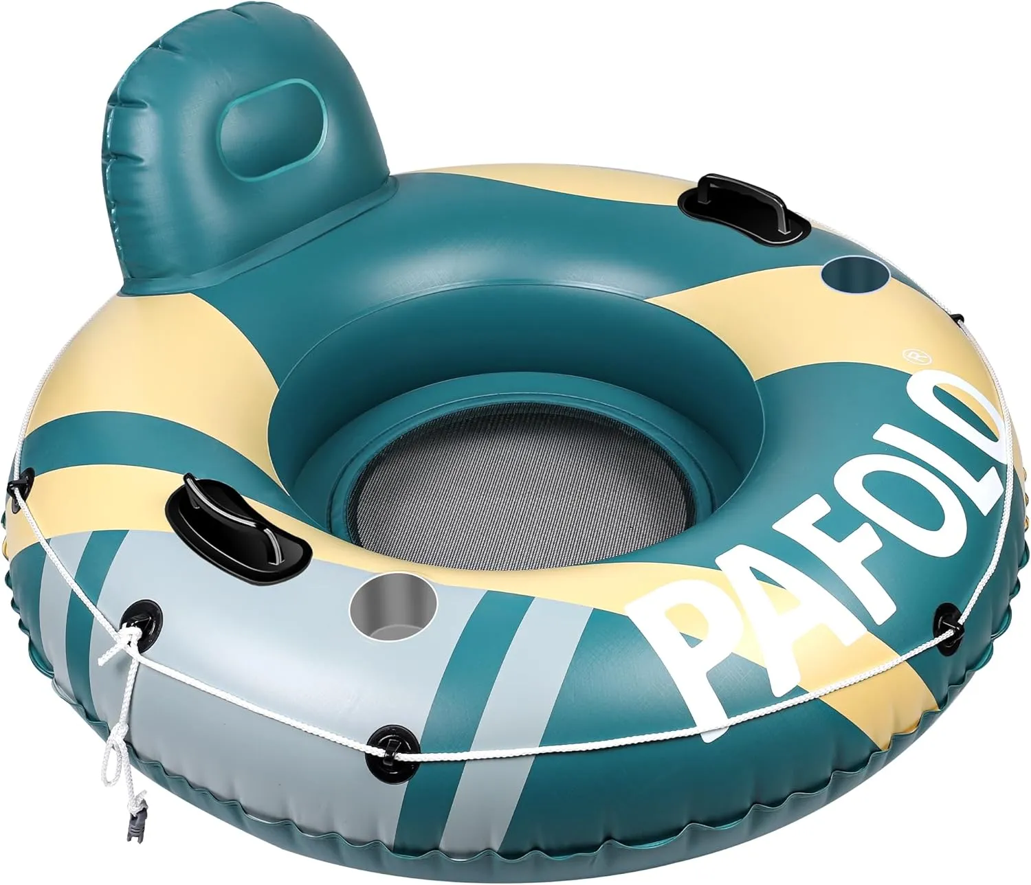 River Tubes for Floating Heavy Duty, Pool Float Adult, 45" Inflatable Float Tube for Beach Lake Rafting, River Floats with Mesh Bottom