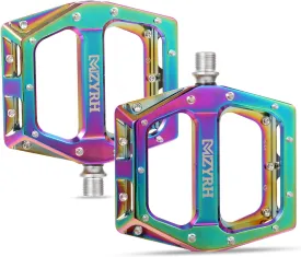 Road/Mountain Bike Pedals MTB Pedals Aluminum Alloy Bicycle Pedals 9/16" Sealed Bearing Lightweight Platform for Road Mountain BMX MTB Bike