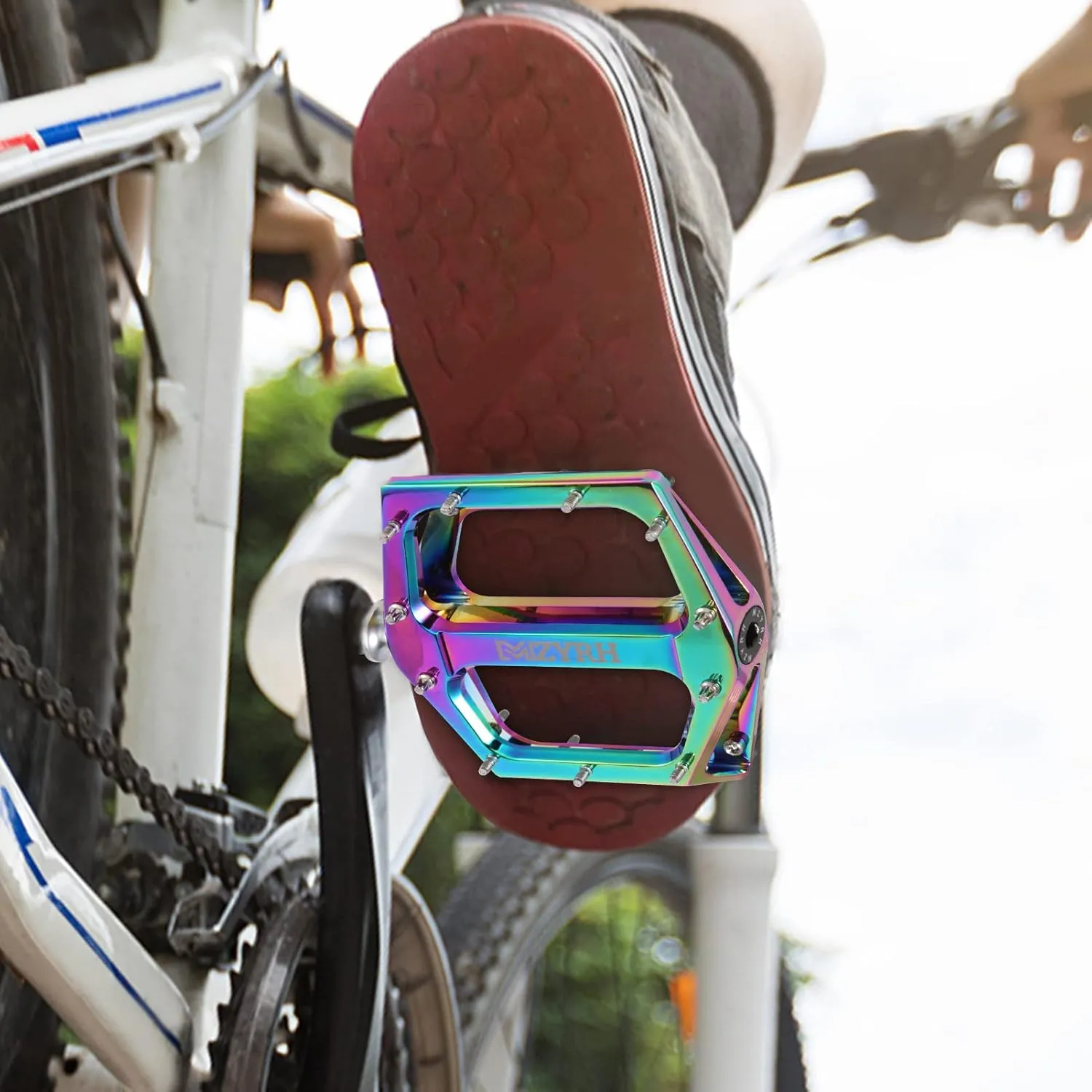 Road/Mountain Bike Pedals MTB Pedals Aluminum Alloy Bicycle Pedals 9/16" Sealed Bearing Lightweight Platform for Road Mountain BMX MTB Bike