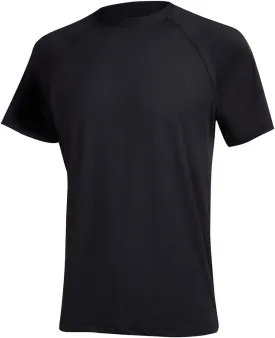 Satankud Men's UPF 50  Rashguard Swim Tee Short Sleeve Running Shirt Swimwear Swim Hiking Workout Shirts
