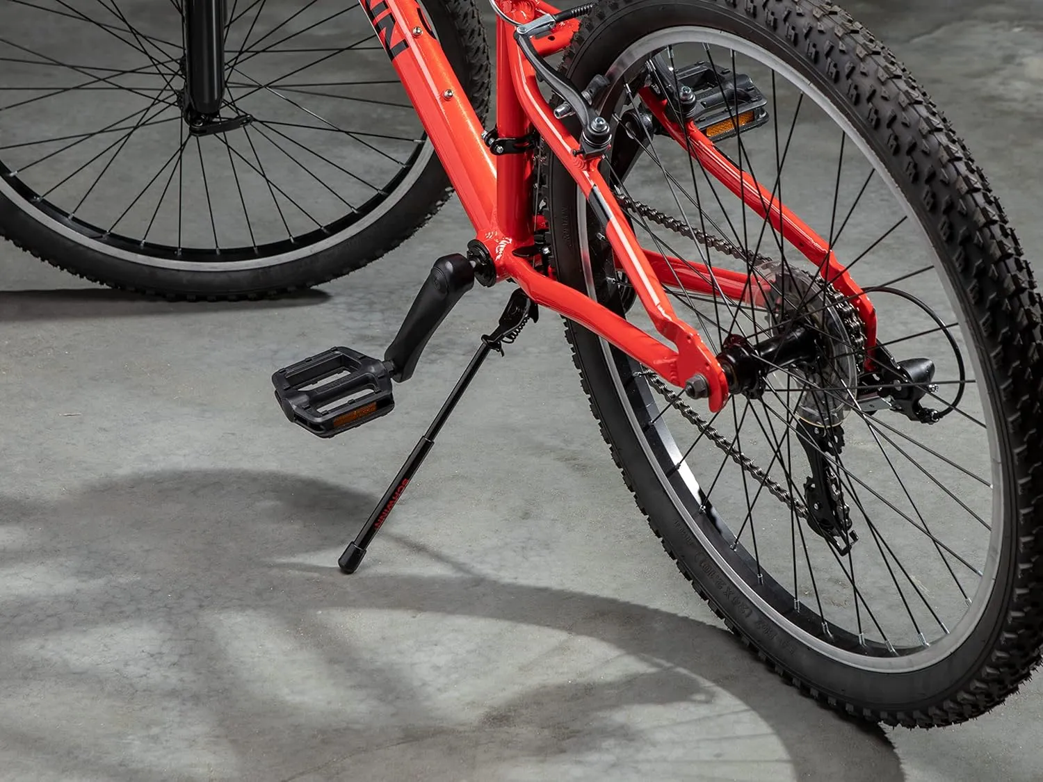 Schwinn Center or Rear Mounted Kickstand for Adult and Kids Bike, Lightweight, Convenient for Upright Storage, Bicycle Parts and Accessories, Perfect for Bikes Without Factory Mounting Plate