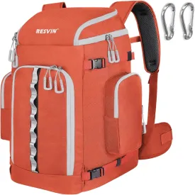 Ski Boot Bag, 65L Ski Boot Bag Backpack 1680D Nylon Waterproof Ski Bag for, Skis Snowboard & Accessories