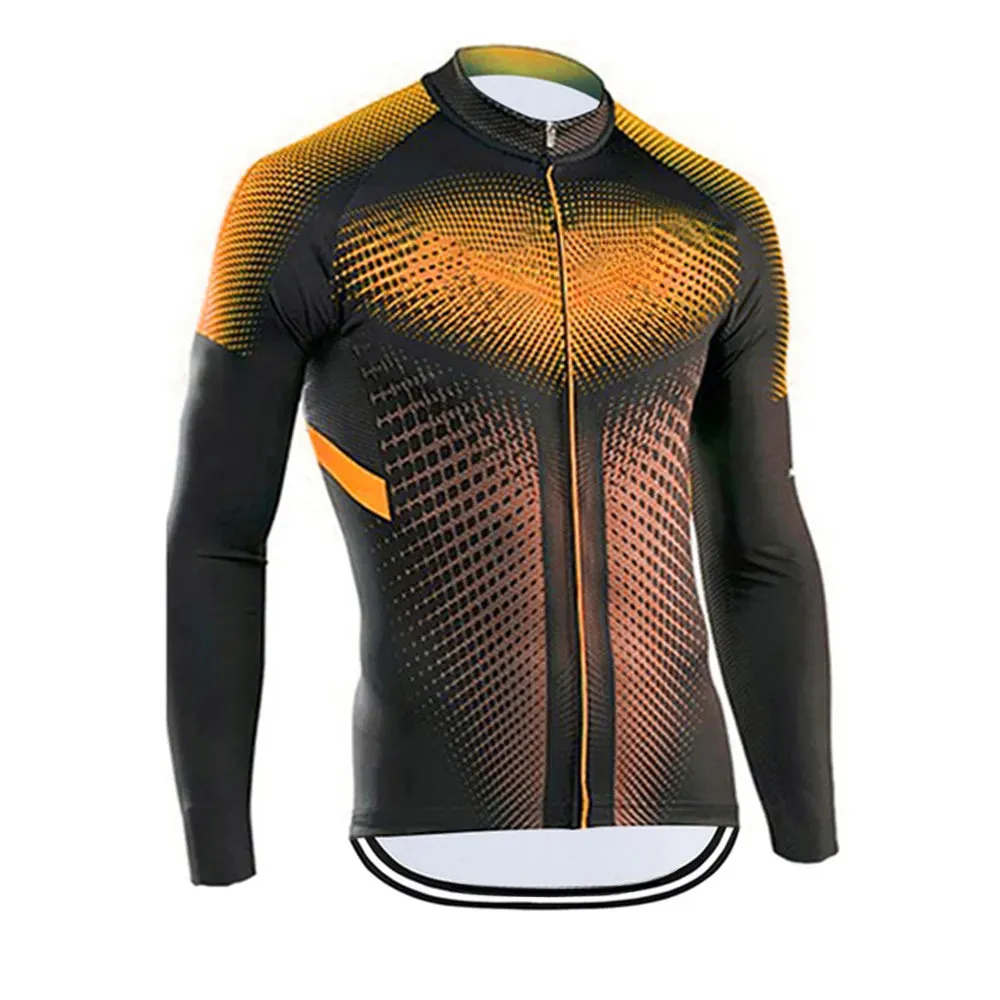 Spring Men's Long Sleeve Sportswear Cycling Jersey Bicycle Autumn Clothes Bike Mountain Bike Shirt Quick Dry Tops Comfortable
