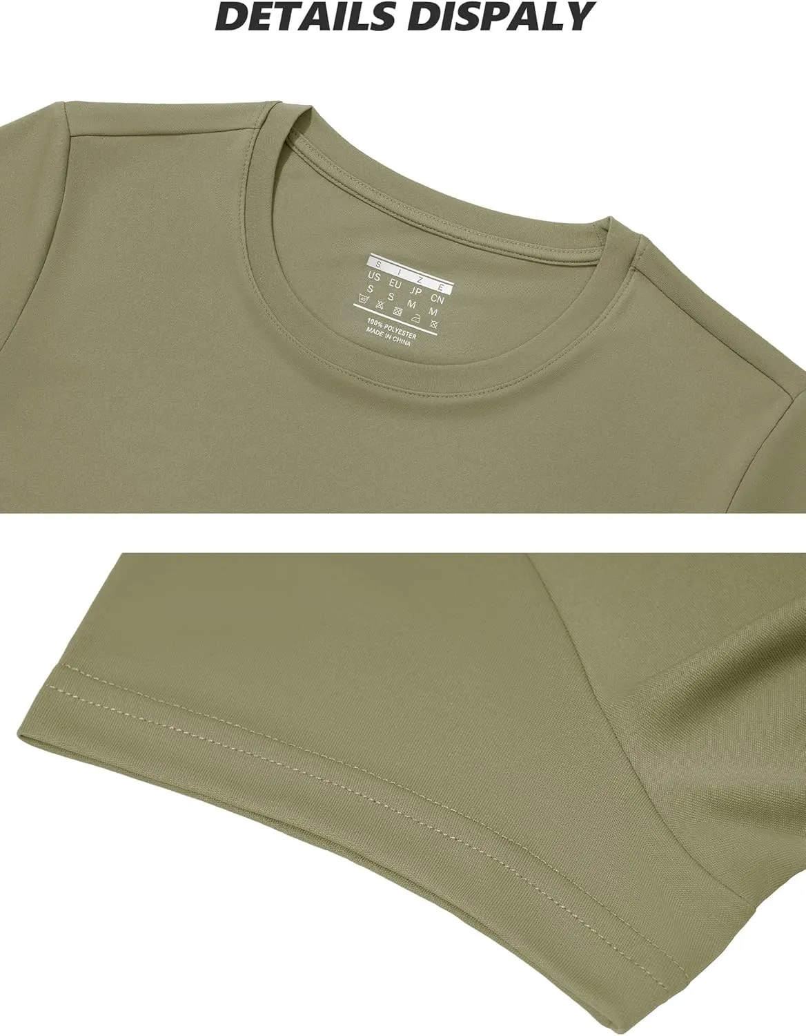 TACVASEN Short Sleeve Shirts for Women Athletic Workout Tops UPF 50  Sun Protection Quick Dry Running T-Shirts